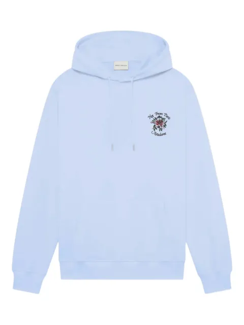 Drôle De Monsieur embroidered hooded sweater