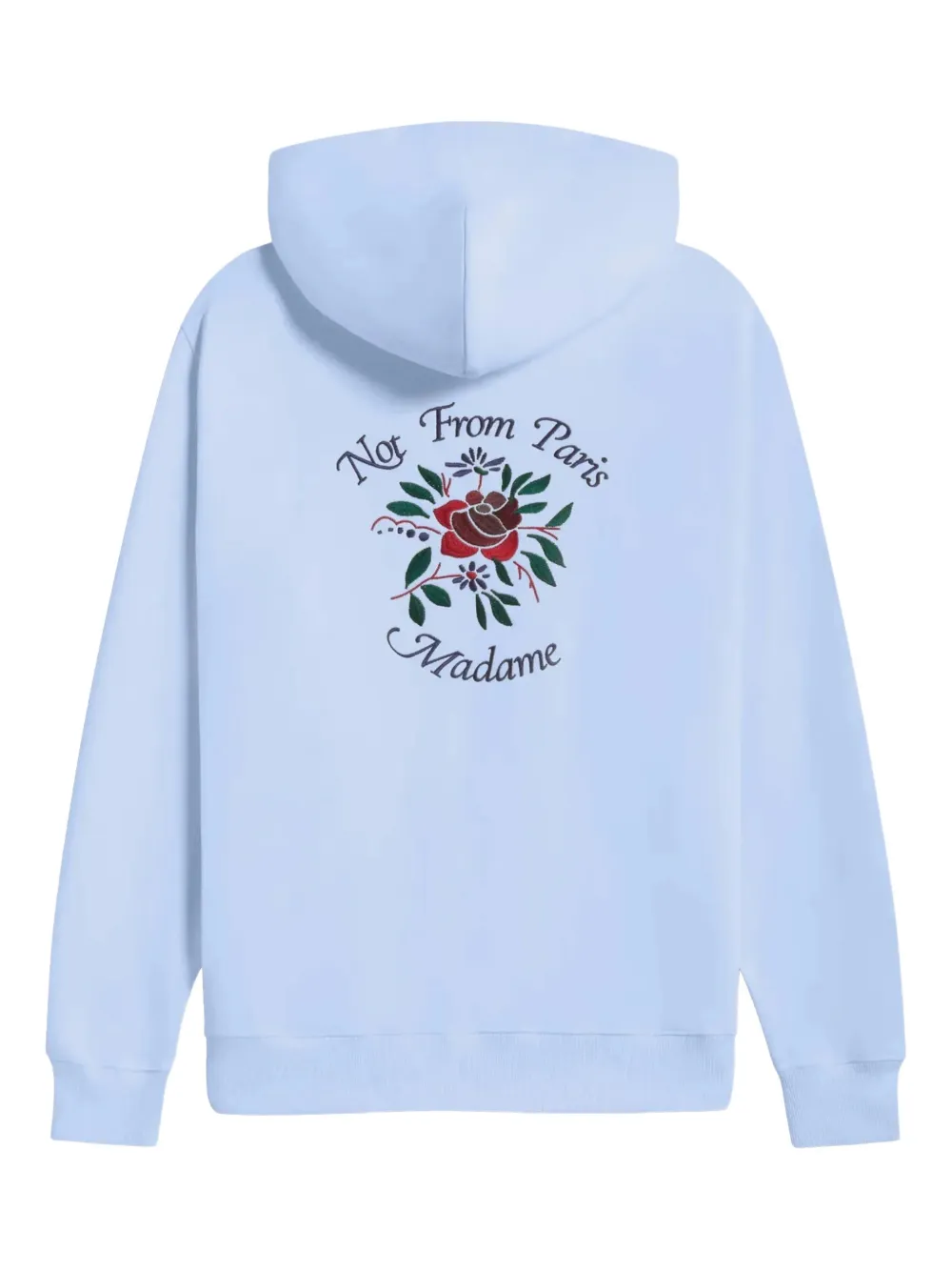 Embroidered Hooded Sweater