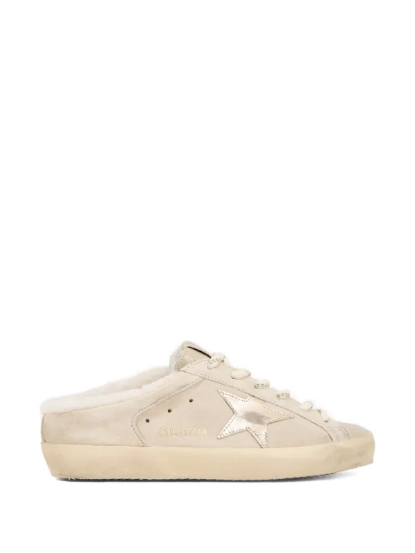 Golden Goose Super-star Leather Mules in Neutrals