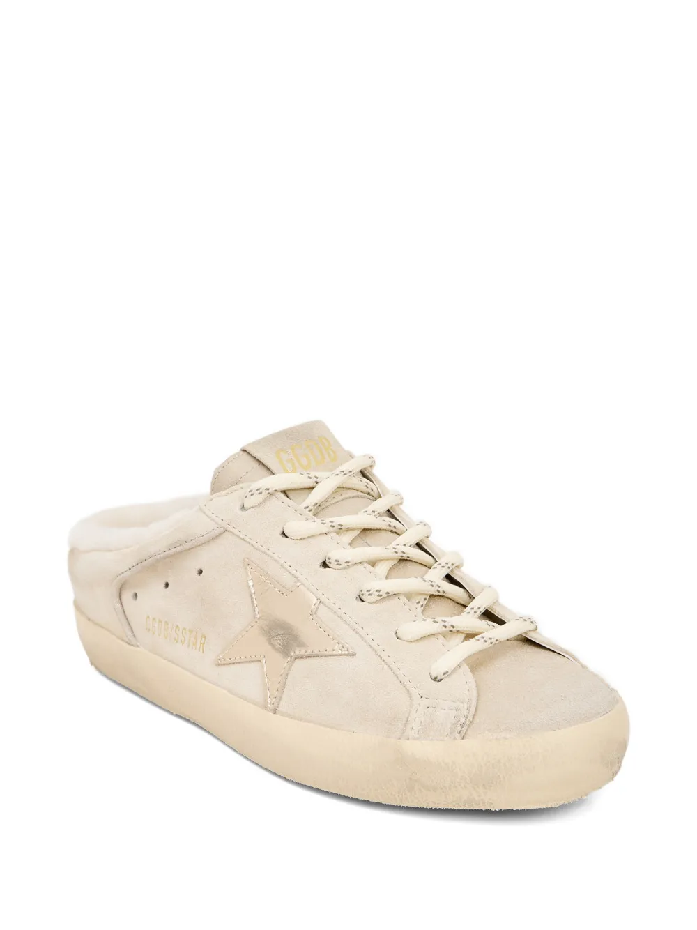 Golden Goose Superstar leren muiltjes Beige