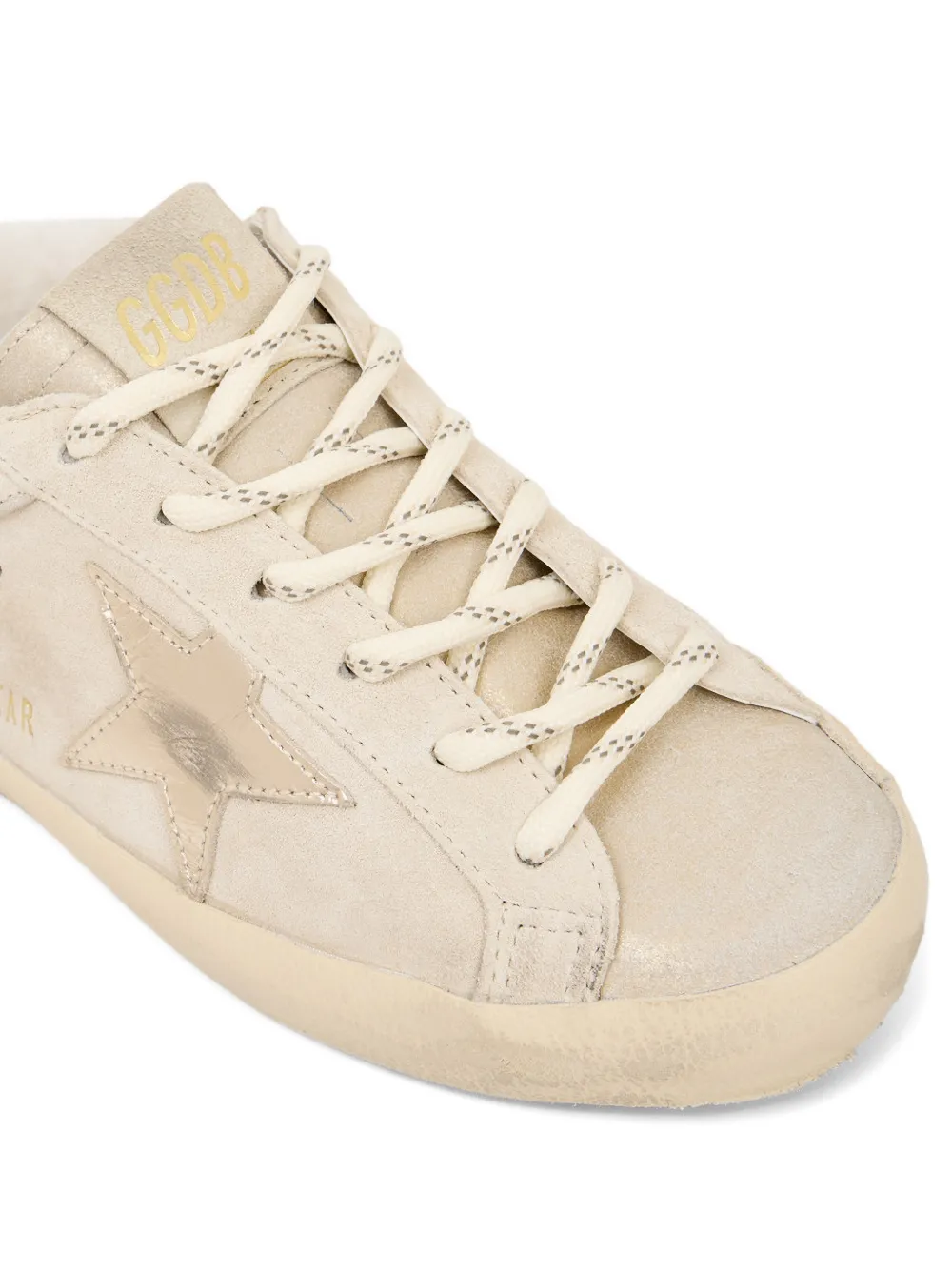 Golden Goose Superstar leren muiltjes Beige