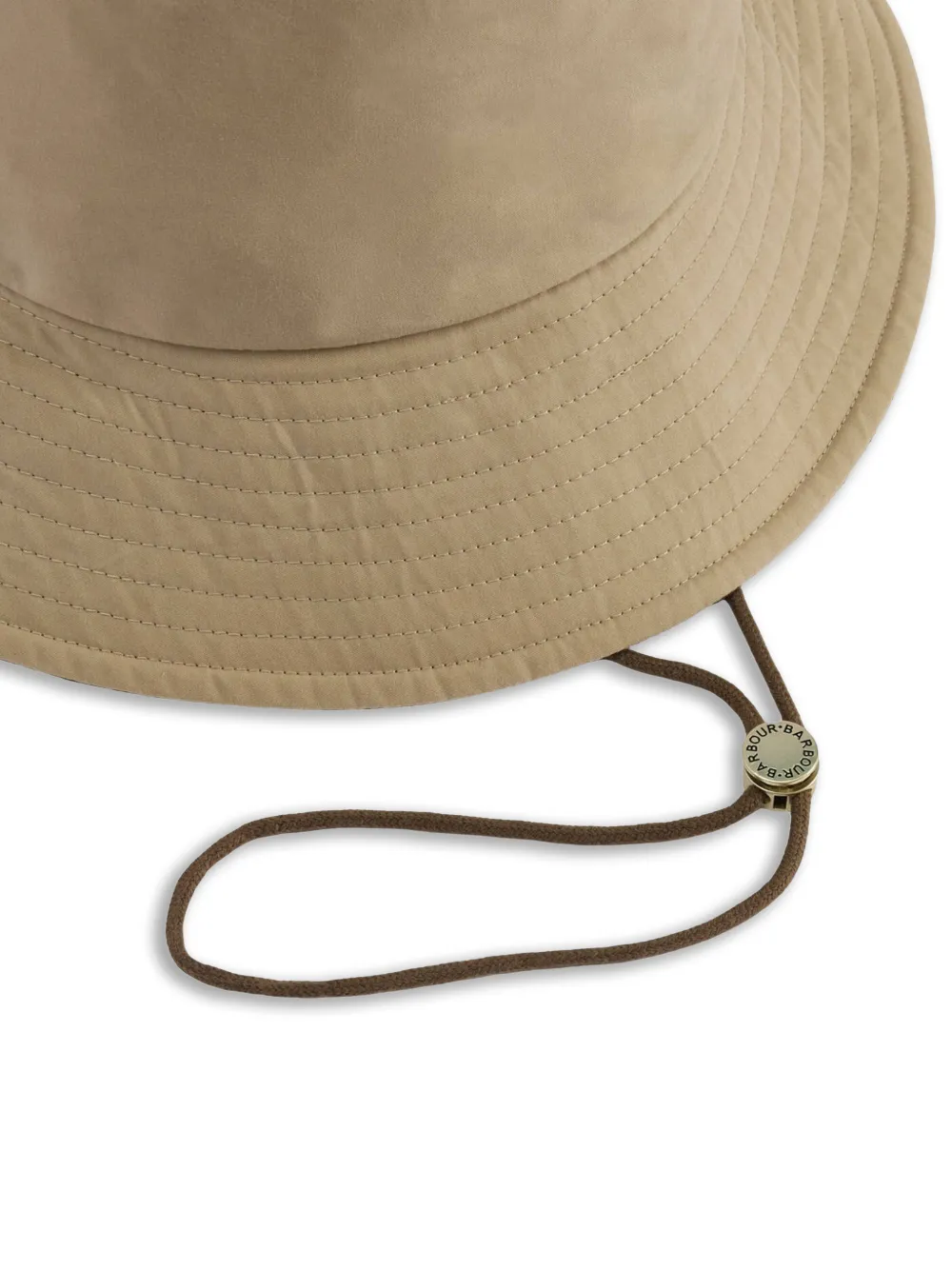 Barbour Bucket-tas met logoplakkaat Beige