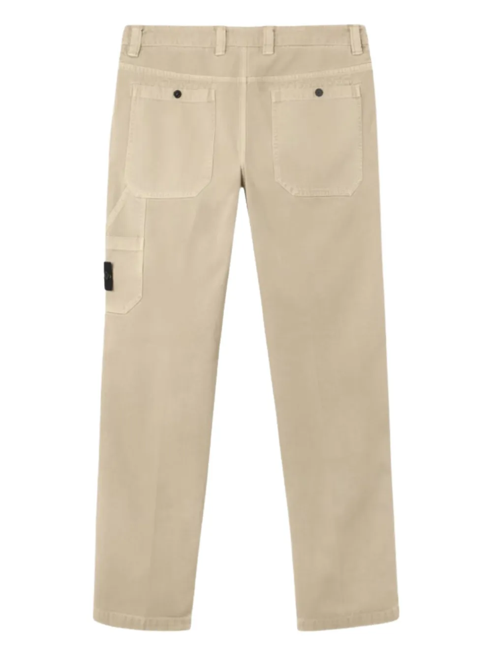 Stone Island Cargo broek met logopatch Beige