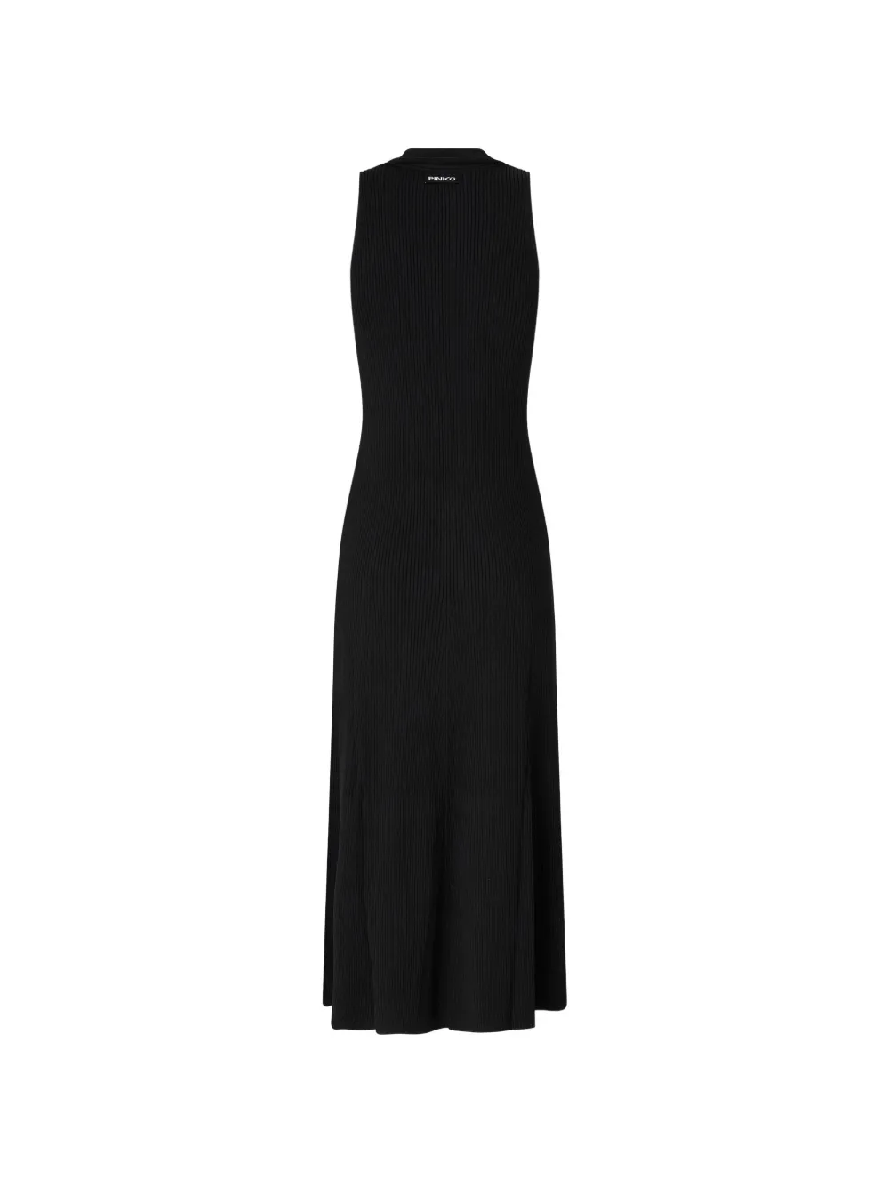 Collared Ribbed Maxi Dress