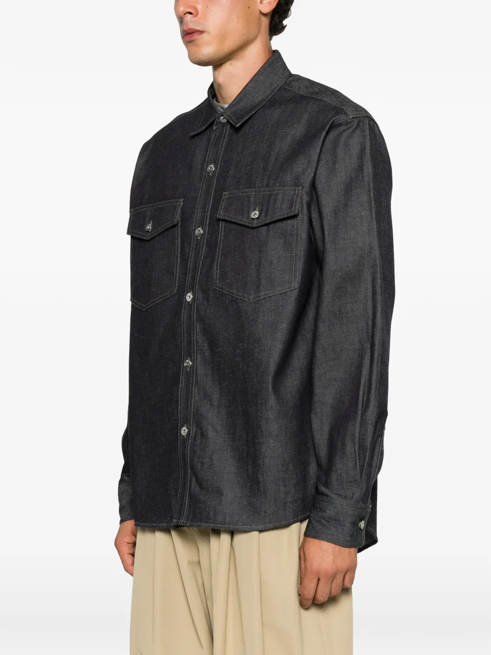 JW Anderson Denim shirtjack Blauw