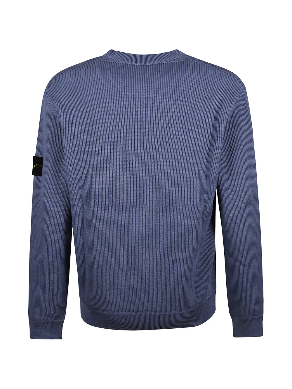 Stone Island ribbed patch sweater - Blauw