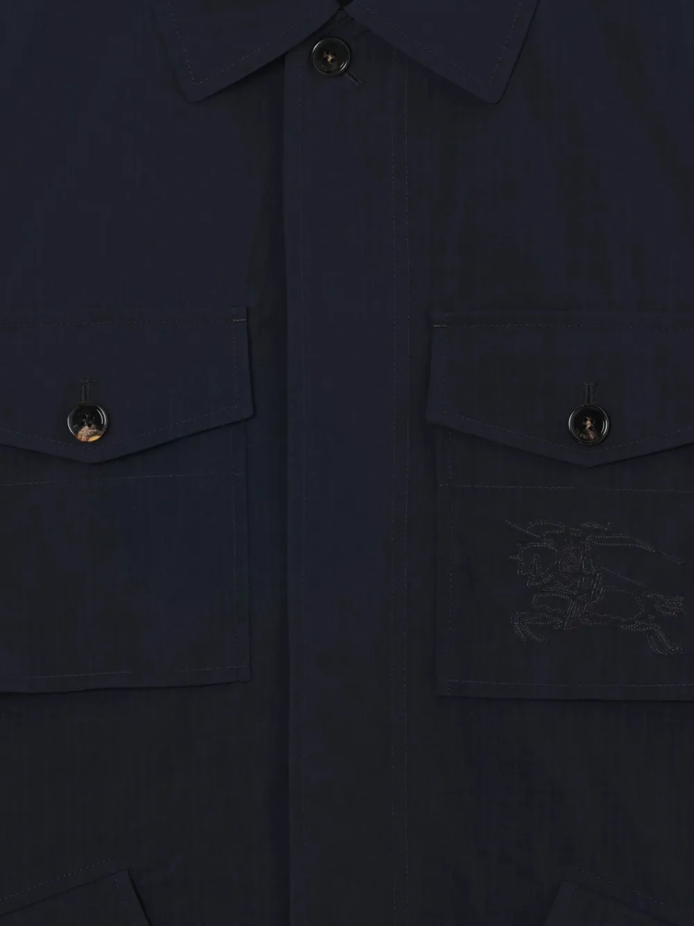 Burberry Bradmore nylon jack Blauw