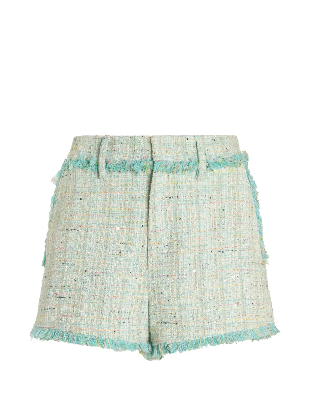 Genny fringed shorts - Blu