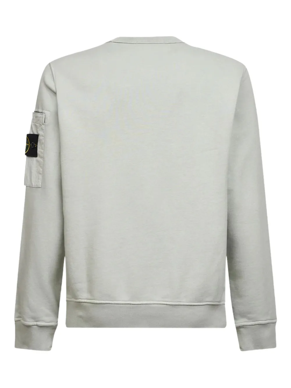 Stone Island logo patch crew-neck sweater - Grijs