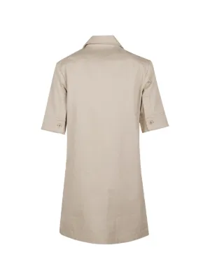 Robe A.P.C. - Taille XS Ou 34 - Coton Orange - Occasion Très Bon état - Style Régulier Genou