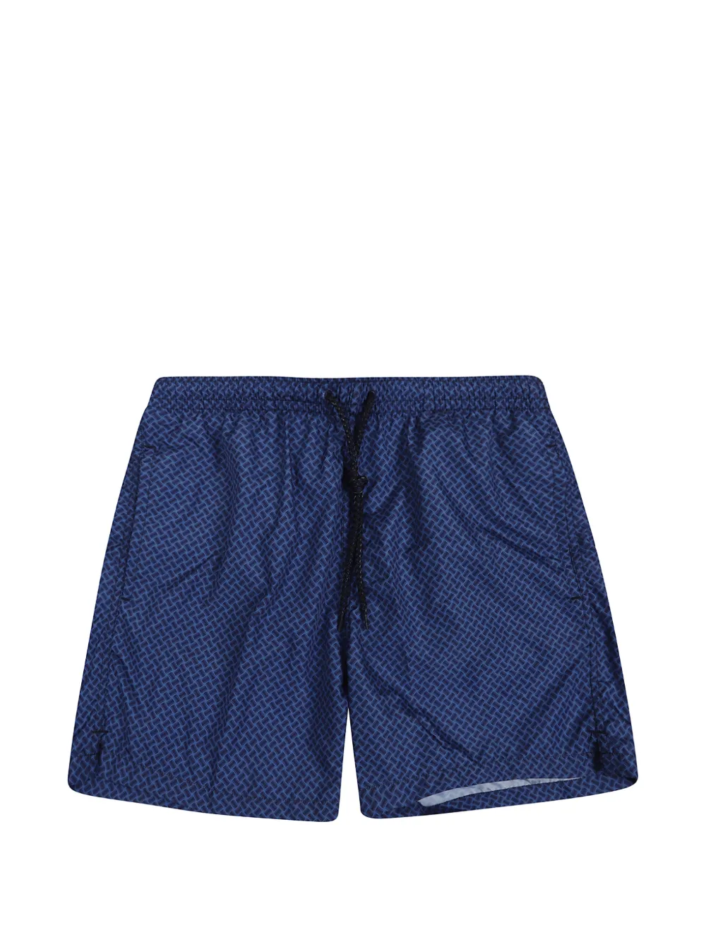 Drumohr geometric-print swim shorts - Blu