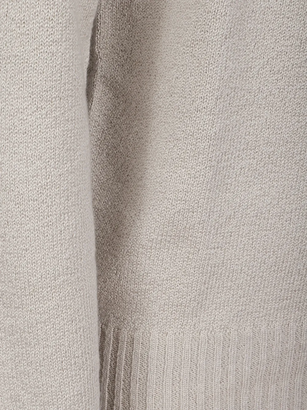 Drumohr Gebreide trui met ronde hals Beige