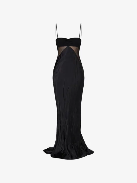 Rick Owens square-neck sleeveless maxi dress