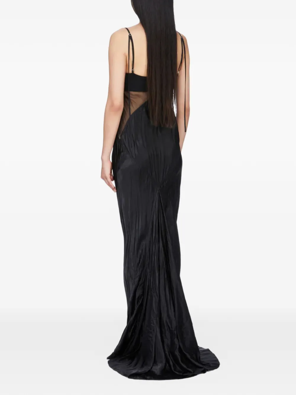 Rick Owens Mouwloze maxi-jurk Zwart