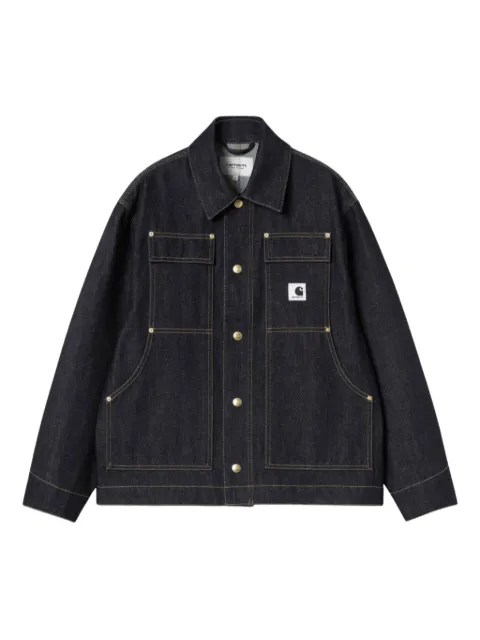Carhartt WIP logo-patch denim jacket