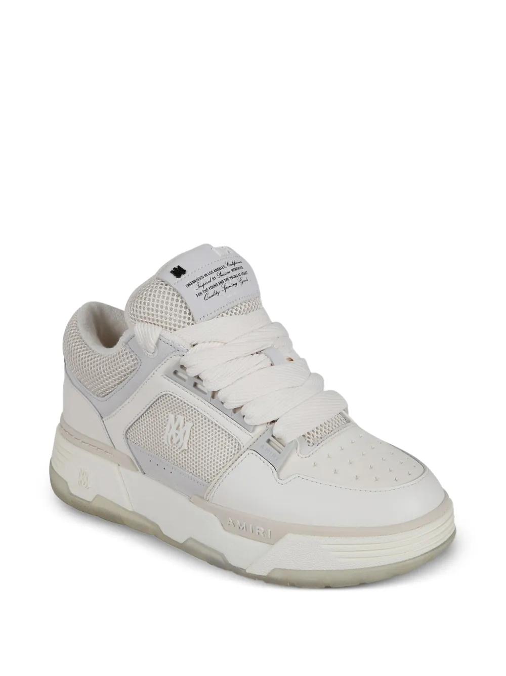 AMIRI MA-1 sneakers met mesh vlakken Beige