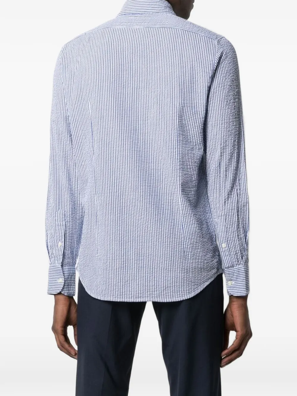  Deperlu Camisa A Rayas - Azul 