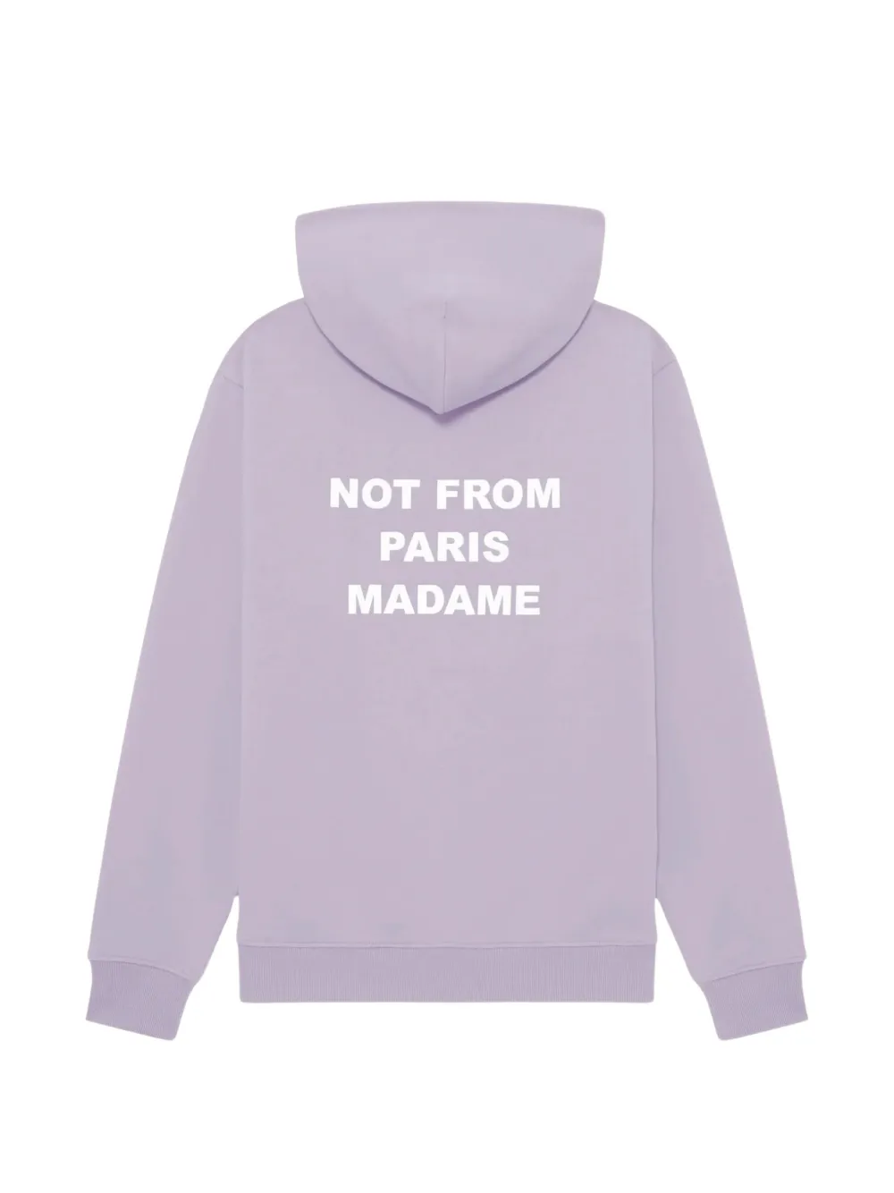 Drôle De Monsieur Hoodie met tekst Paars