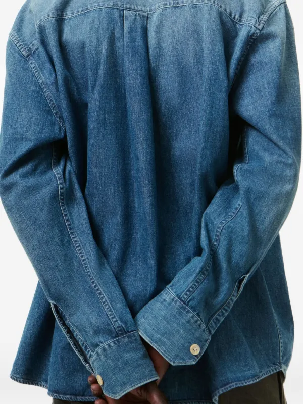 Our Legacyシャツジャケット 即完品 OUR LEGACY Above ポケット シャツ | ブルー | FARFETCH JP
