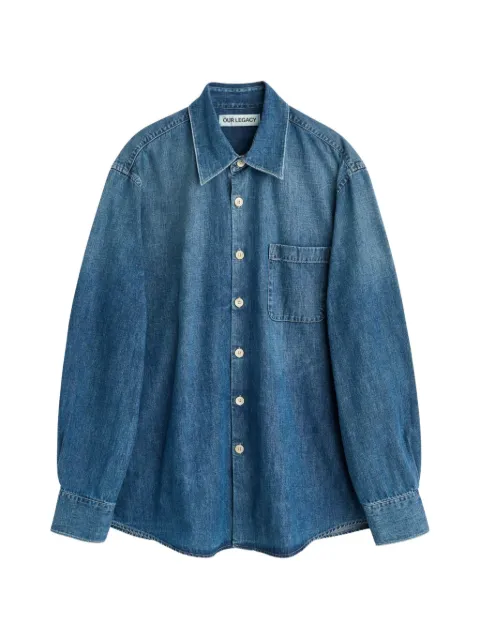 OUR LEGACY 어보브 포켓 버튼 셔츠