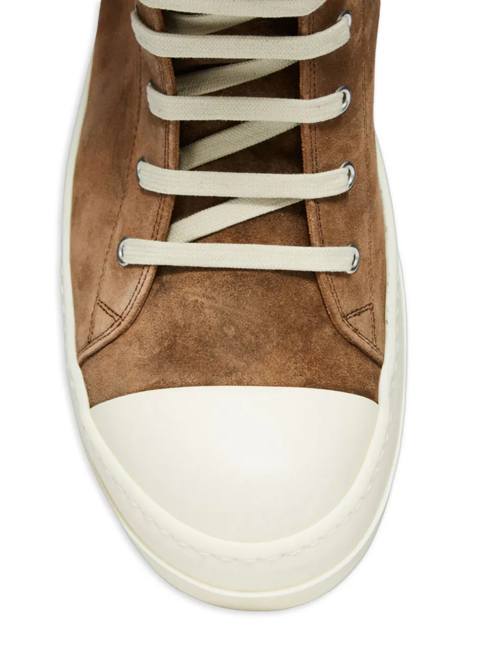 Rick Owens Temple ハイカット スニーカー | ブラウン | FARFETCH JP