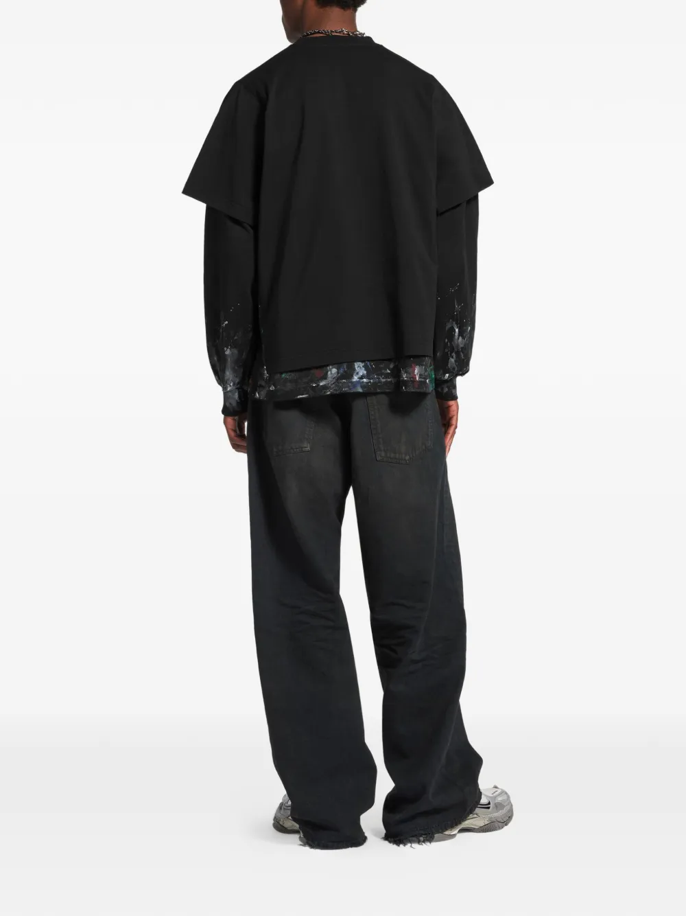Balenciaga Denim jeans met vijf zakken Zwart