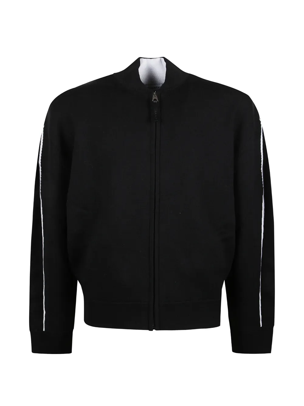 Givenchy zip striped cardigan - Nero