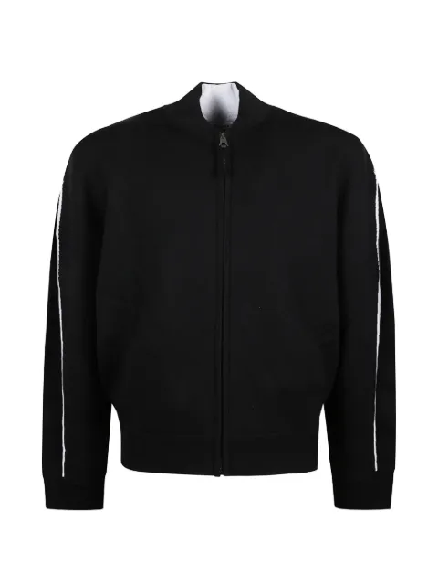 Givenchy zip striped cardigan