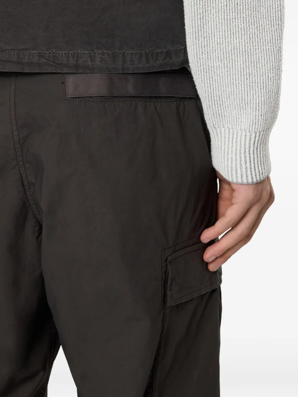 Stone Island Broek met cargo zak Grijs