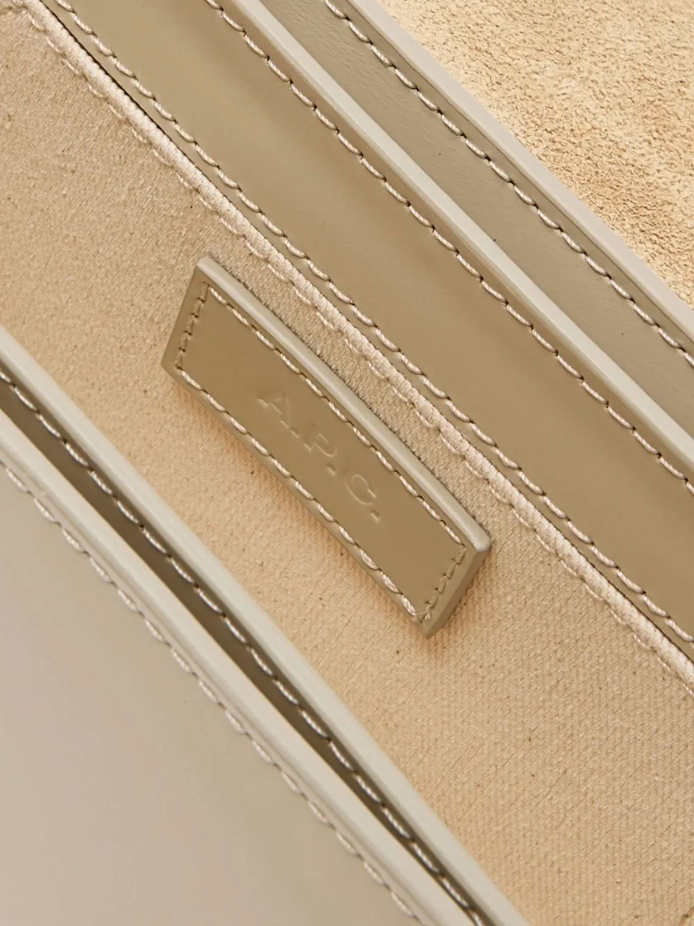  A.p.c. Saddle Shoulder Bag - Neutrals 