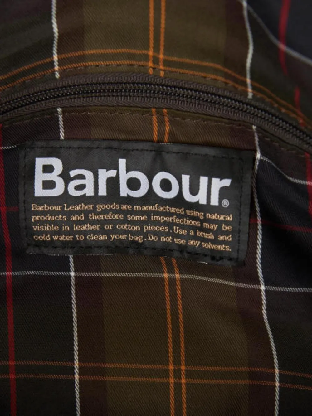 Barbour Gecoate katoenen duffeltas Groen