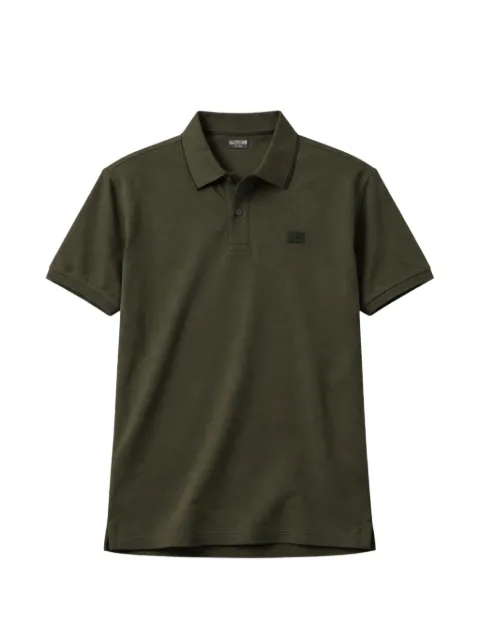 C.P. Company stretch piquet short sleeve logo polo