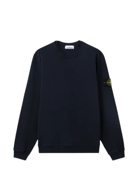 Stone Island patch crewneck sweatshirt