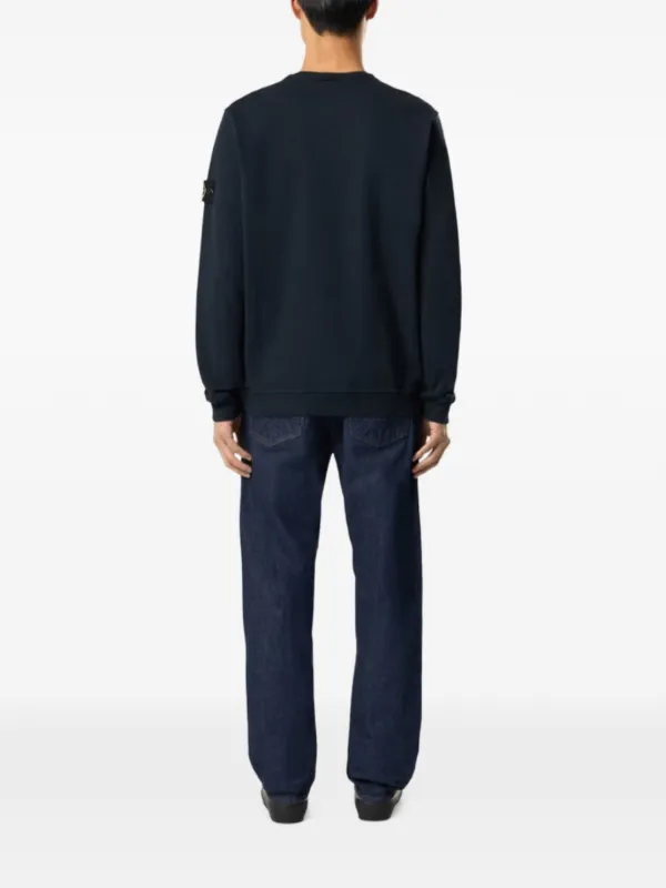 Stone Island パッチ スウェットシャツ | ブラック | FARFETCH JP
