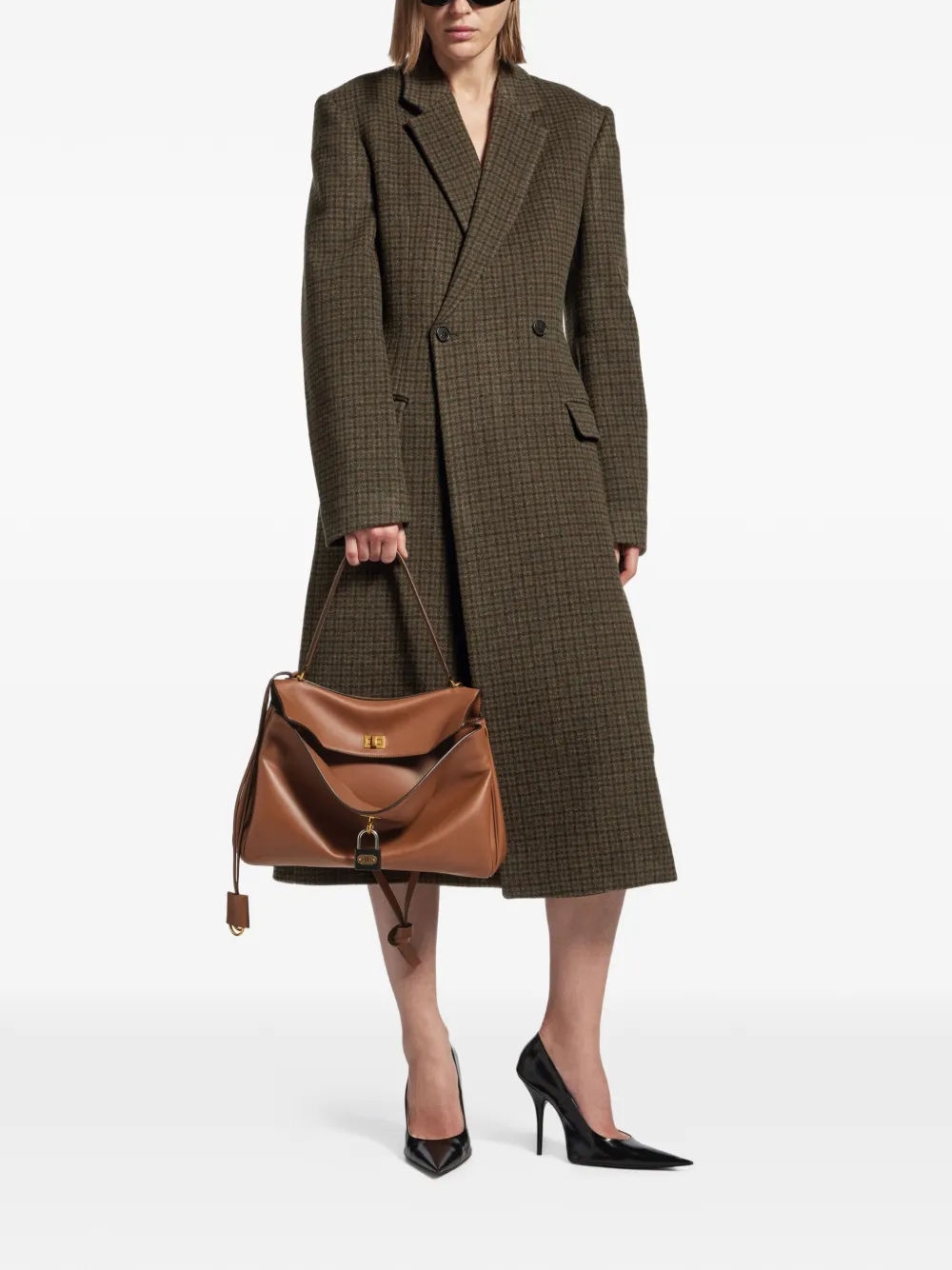 medium Rodeo padlock-detail shoulder bag