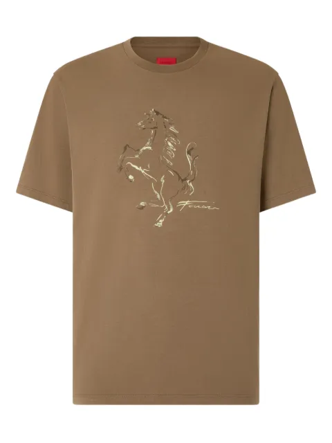 Ferrari horse-graphic T-shirt
