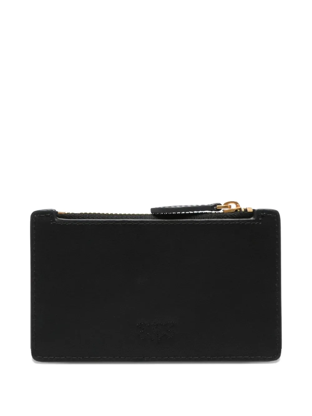 PINKO zip logo wallet - Zwart