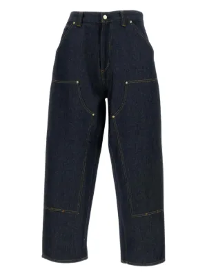 Carhartt WIP Double Knee Trousers | Blue | FARFETCH