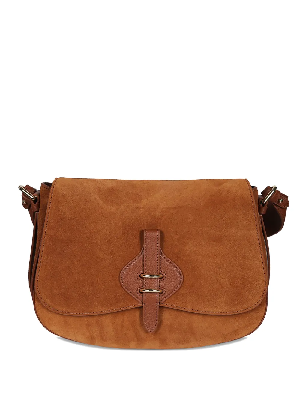 Coccinelle medium Mavery flap tote bag - Brown