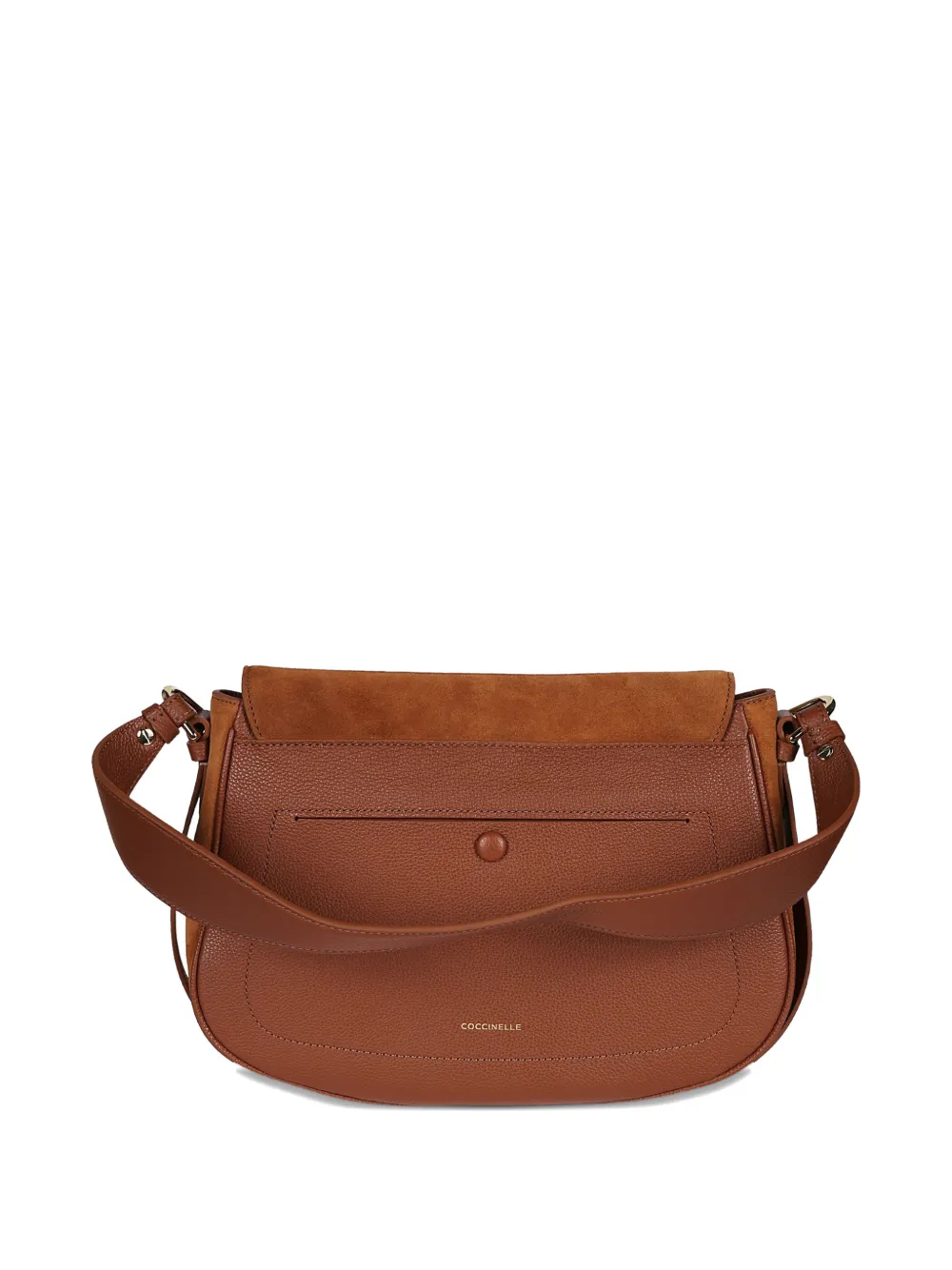 Coccinelle medium Mavery flap tote bag - Bruin