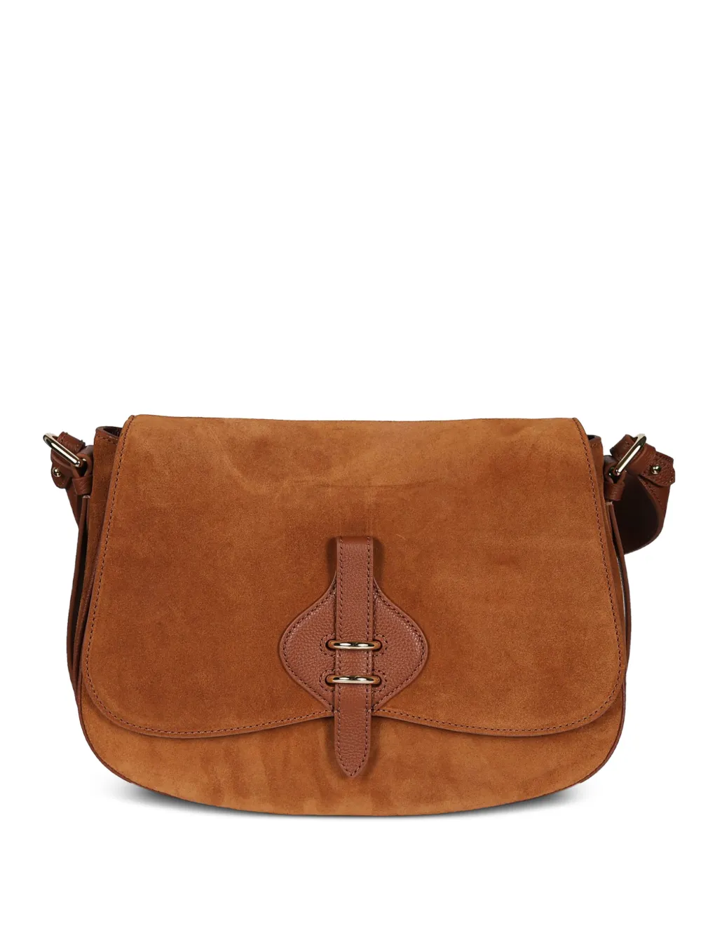 Coccinelle medium Mavery flap tote bag - Marrone