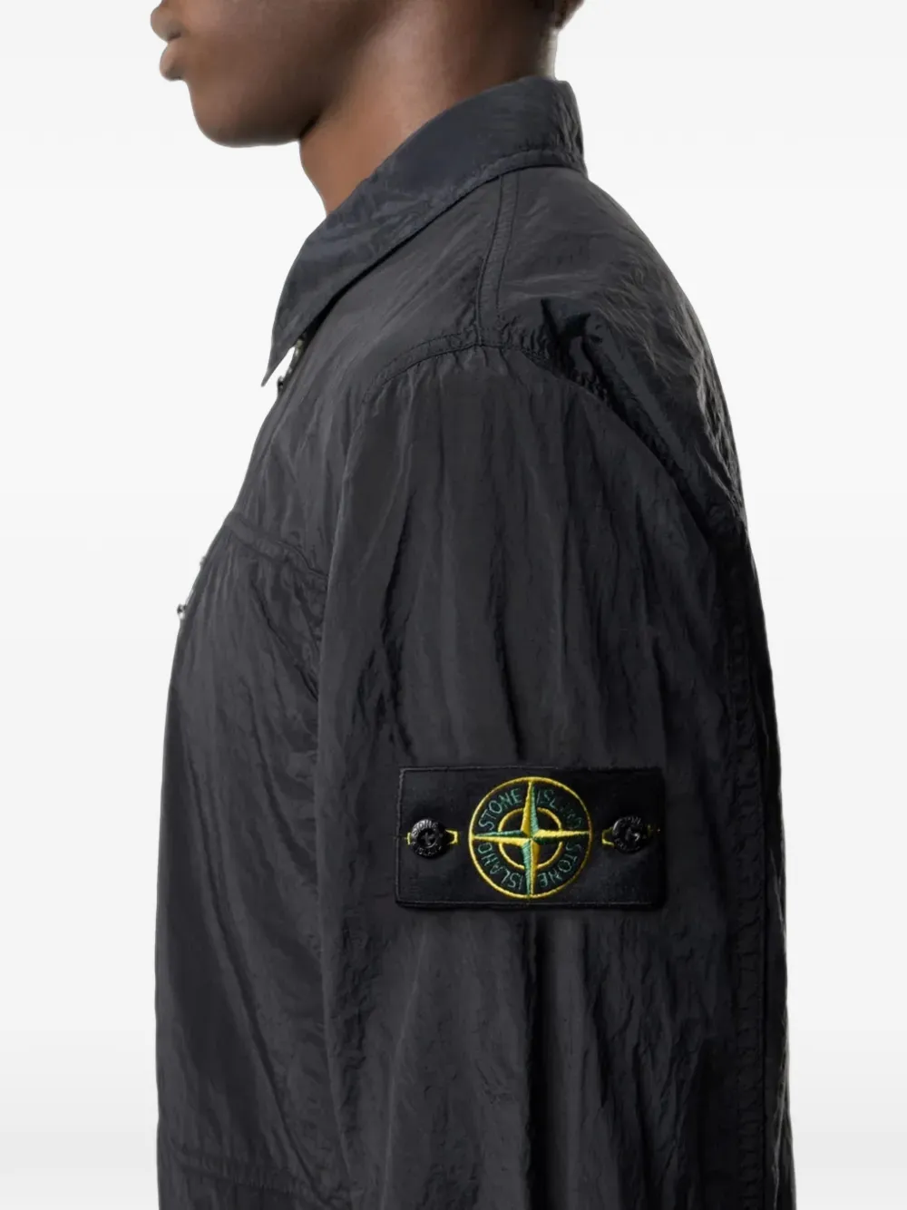 STONE  ナイロンovershirt Stone Island 1200038 Nylon Metal in Econyl® regular-fit Overshirt
