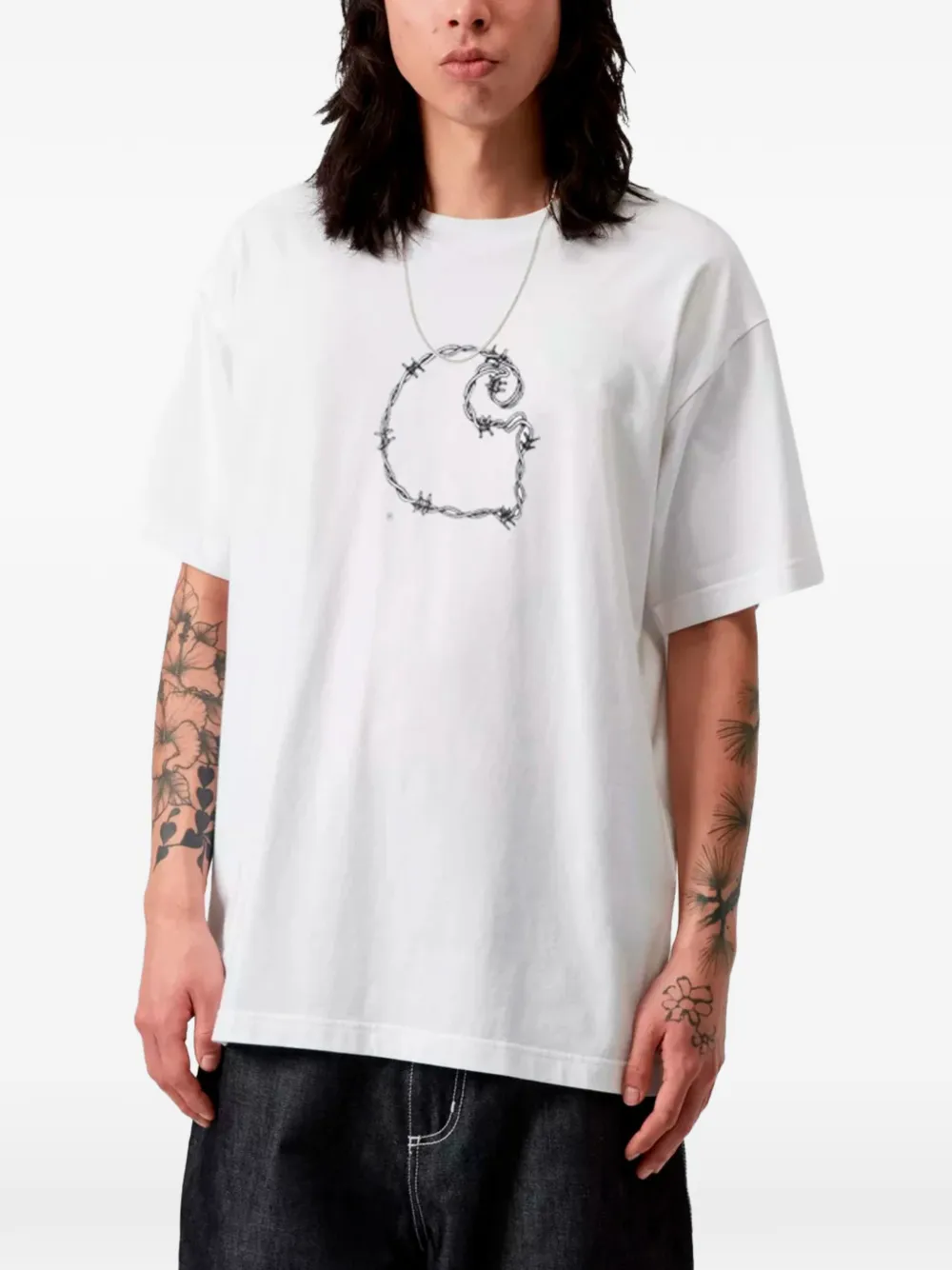 Carhartt WIP T-shirt met print Wit