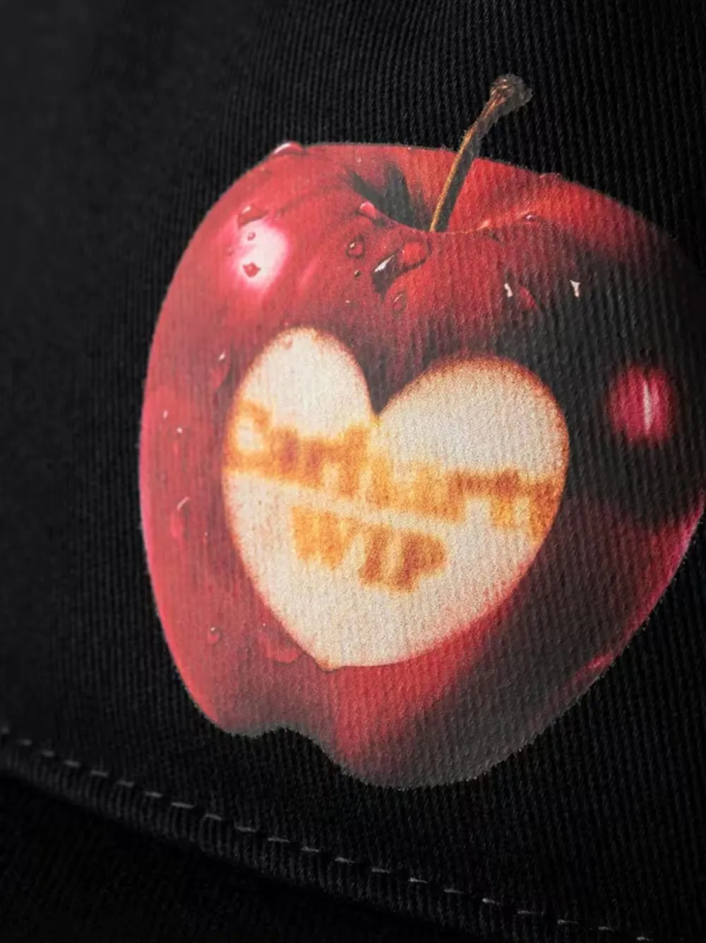 Carhartt WIP Pet met appelprint Zwart