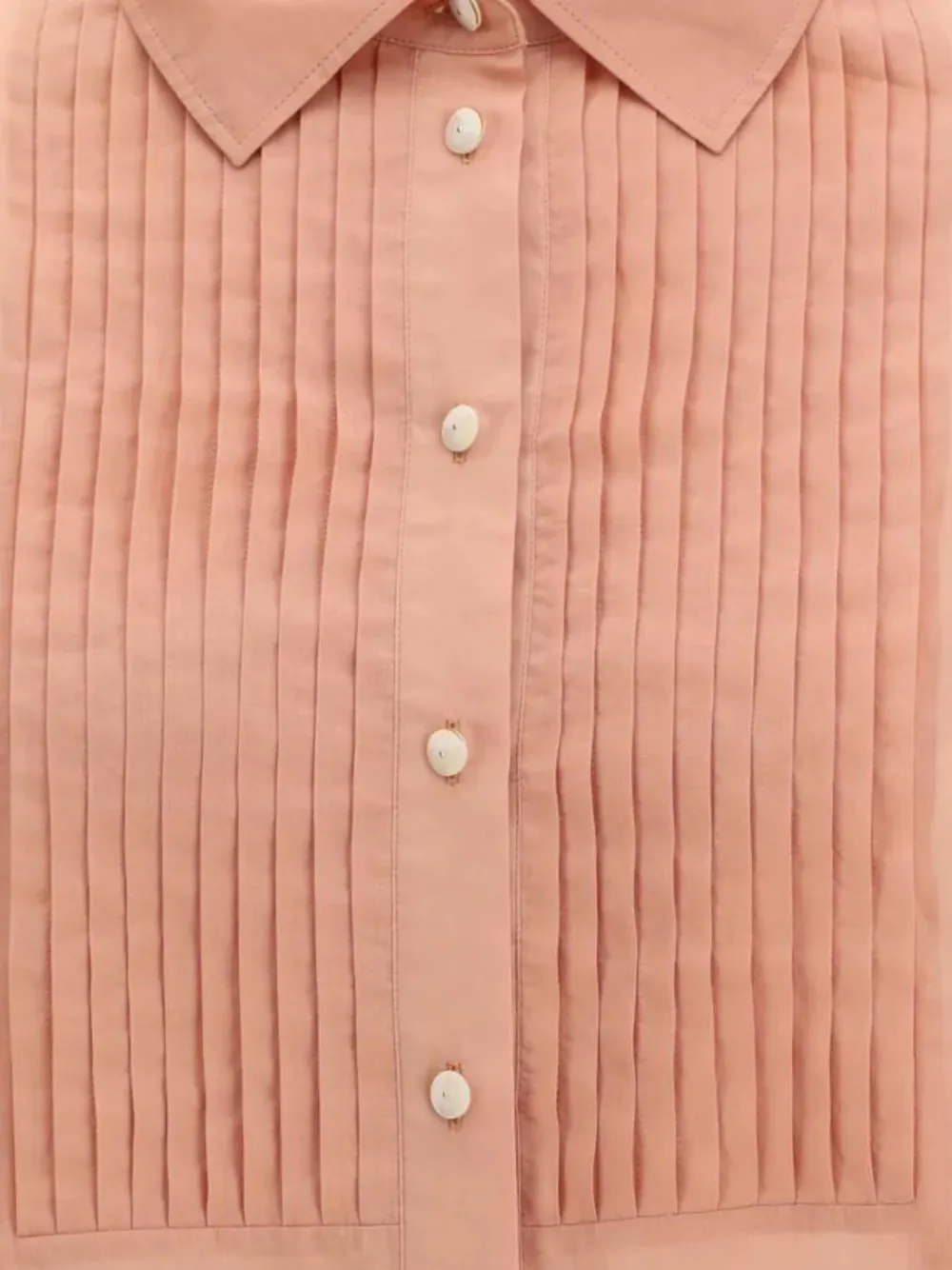  Golden Goose Pleated Shirt - Pink 