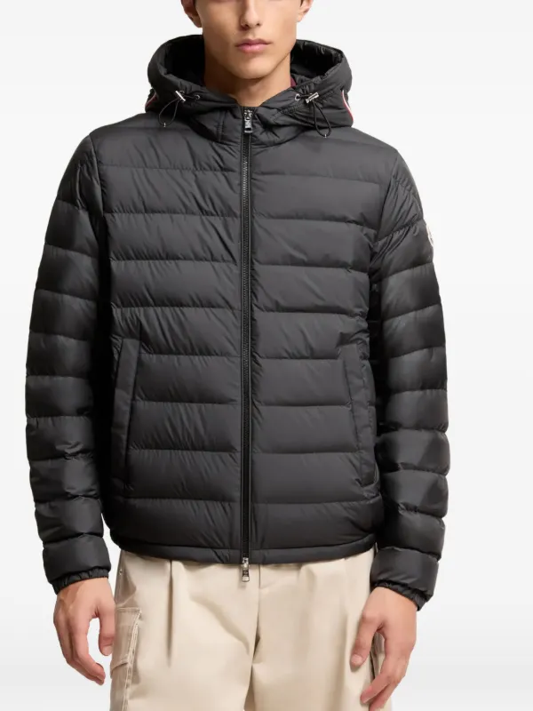 Moncler Vermeille Hooded Padded Jacket | Black | FARFETCH