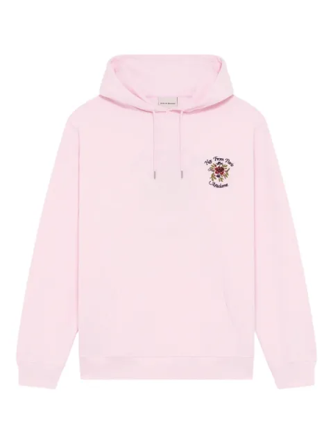 Drôle De Monsieur floral-print hoodie