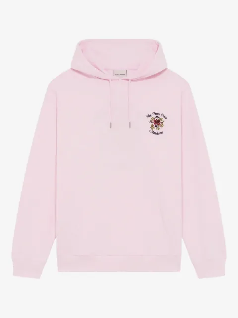 Drôle De Monsieur floral-print hoodie