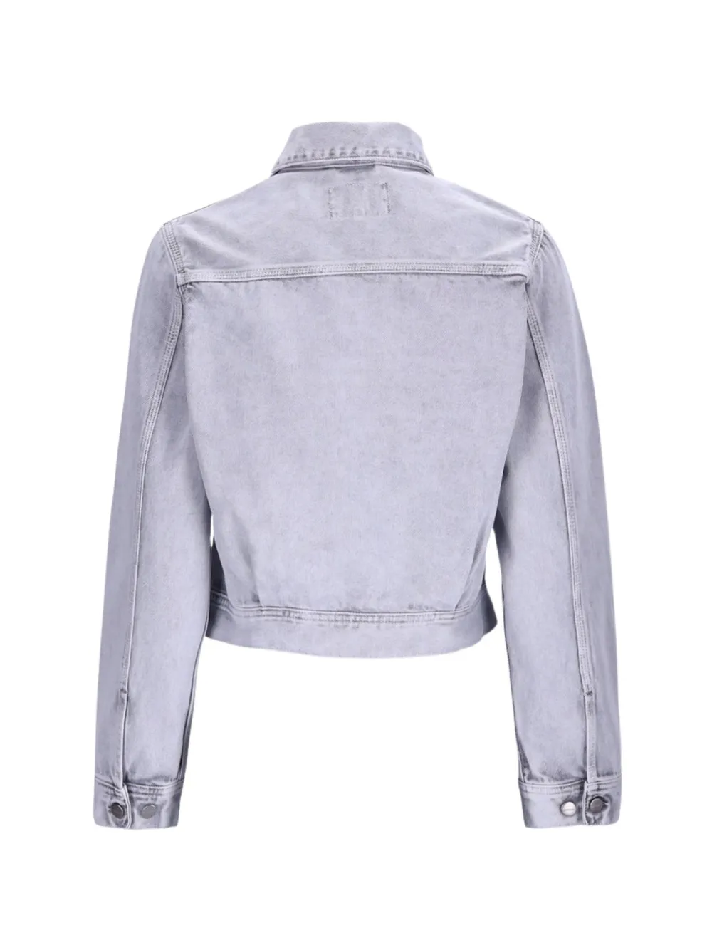 Carhartt WIP Arca denim jack met zak en knopen Grijs