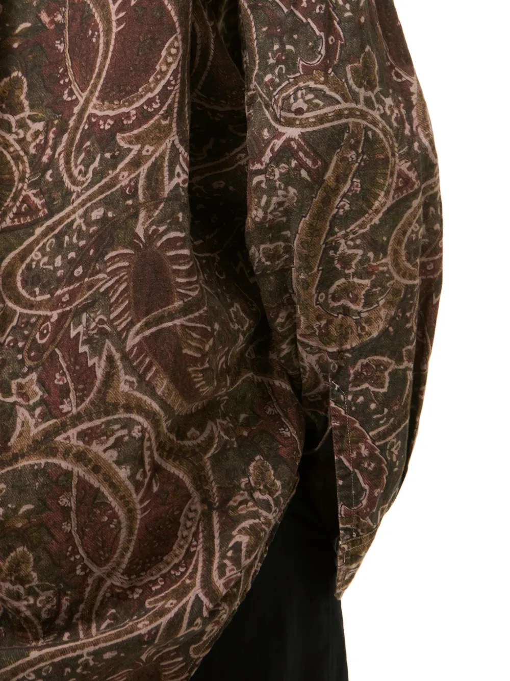 OUR LEGACY Vast overhemd met paisley-print Bruin